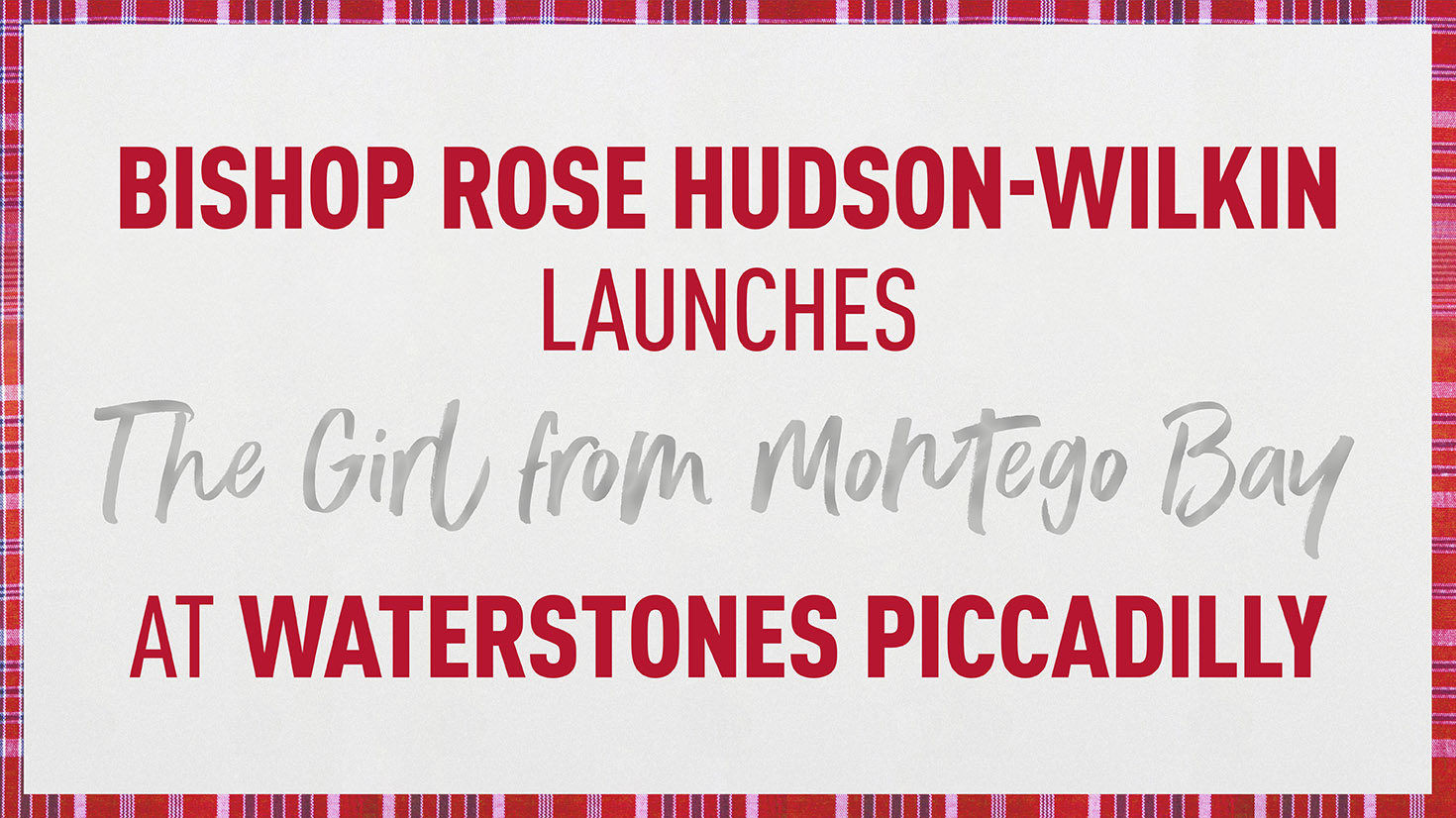 Trailblazer Bishop Rose Hudson-Wilkin Launches Inspiring Autobiography at Waterstones Piccadilly