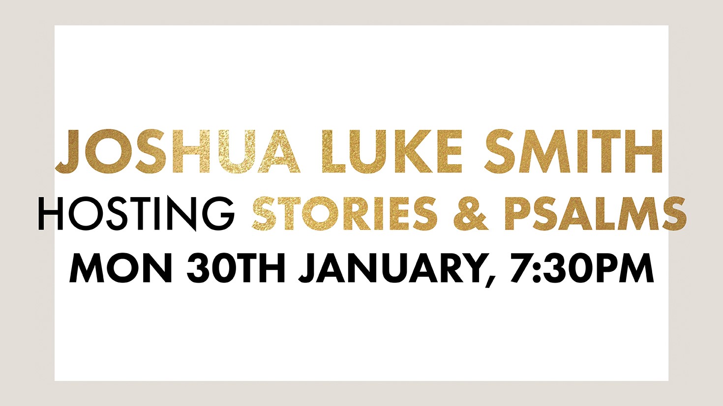 Joshua Luke Smith