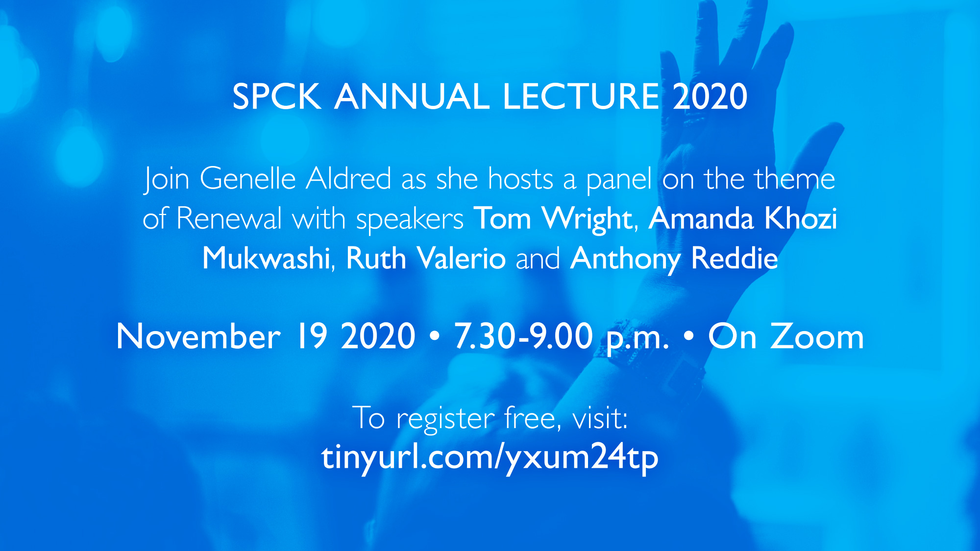 Our Need for Renewal - Reflecting back on SPCK’s 2020 Annual Lecture