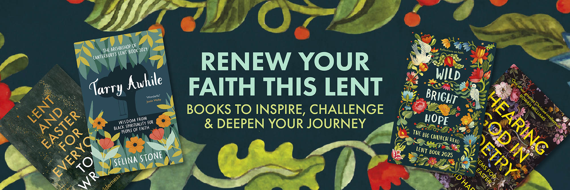 renew your faith this lent, books to inspire, challenge and deepen your lenten journey
